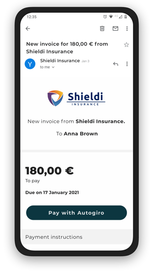 Insurance visuals - Invoice email with pay with autogiro button@3x